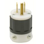 5266-C Leviton Connector 15A 120/208V Black/White