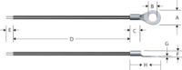 PANR 153395-199 Ametherm NTC Thermistors 10 Kohm Probe