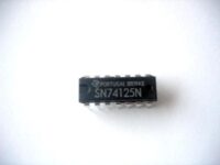 National Semiconductor 74F125N IC 1Bit Quad 3-State Buffer & Driver 5.5V 40mA DIP-14