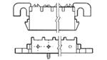 TE Connectivity / AMP 1-350943-0 Connector Power Header 6.35mm 3 Terminal 1 Port
