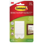 17201-4PK-ES 3M Medium White Command Picture Hanging Strips