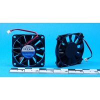 SHICOH 0610-12HH DC12V 0.15A FAN 2 WIRE 5 BDC ICFAN 60 X 60 X 10mm - Image 2