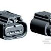 1-1419168-2  TE CONNECTIVITY Connector Housing RCP 6 POS Crimp ST Cable Mount Black Package - Image 2