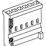 AMP 1-281838-0 Connector Housing RCP 10 POS 2.54mm Crimp ST Cable Mount