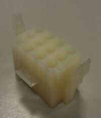 TE Connectivity / AMP 1-480215-0 AMP-LOK 12 Circuit Natural Nylon Wire Housing - Image 2