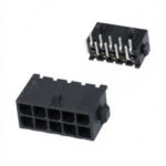 AMP 1-794620-0 CONNECTOR HEADER 10POS DUAL R/A GOLD