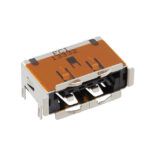 FCI 10074703-001RLF Combination ESATA / USB Connector / Port Right Angle Circuit Board Mount RoHS
