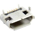 10103592-0001LF FCI Micro USB Connector Type B 5 Position