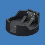 1053 Keystone CR2450 Battery Holder 1 Cell