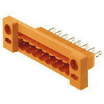 Weidmuller 159913 Connector Shrouded Header 2 POS 5.08mm Solder Lug