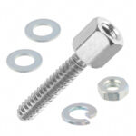 160-000-017R031 NorComp  Jackscrew Socket 4-40 Socket, 4-40 Screw