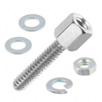 160-000-017R031 NorComp  Jackscrew Socket 4-40 Socket, 4-40 Screw