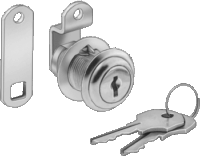 1770A12 Zinc Keyed Cam Lock - Image 2
