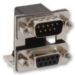 189-009-413R571 NorComp Dualport D-Sub Connector 9 Position