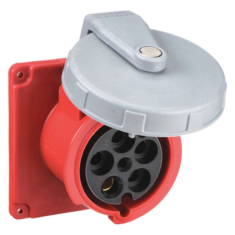 HBL5100R7W Kellems Receptacle 100A 277/480V 3PH Wye Panel Mount Trusted Distributor HBL5100R7W Kellems Receptacle 100A 277/480V 3PH Wye Panel Mount