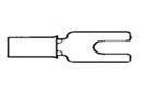 TE Connectivity 2-32051-1 Spade Tongue Terminal 16-22AWG 23.06mm 9.53mm Tin