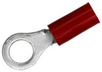 AMP 2-36152-1 CONNECTOR RING 16-22 AWG #6 RED PIDG - Image 2