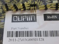 2011-2X03G00SB OUPIIN  Straight Header Connector 6 Position Through Hole - Image 2