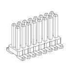 2199SB-24G NELTRON 1.27MM PIN HEADER 24POS DOUBLE ROWS