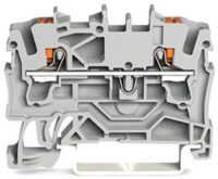 2202-1201 Wago Terminal Block 2 Position Push-in 12-18AWG Gray