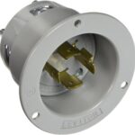 Leviton 2415 Gray #2Cd/Flanged Inlet Trusted Distributor Leviton 2415 Gray #2Cd/Flanged Inlet