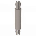 27MP00437S Essentra Board Support Snap Lock  Nylon 0.437" (11.10mm) RoHS