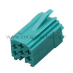 30220317 Delphi Green 6 pin female VW auto connector
