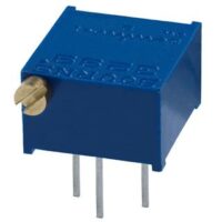 3299W-1-202 Bourns Trimmer Resistor 2Kohms Vertical Adjust 3/8"  PC Pins - Image 2
