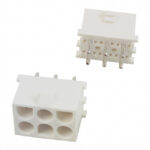 350711-1 TE Connectivity AMP Connector Header 6POS VERT .250 TIN