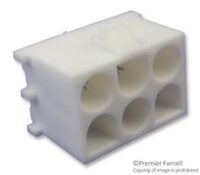 TE Connectivity / AMP 350711-1 Receptacle Housing 600V 19A 6 Position Through Hole Mount