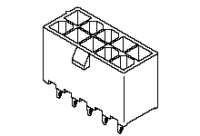 MOLEX 39-29-0243 HEADER 24POS 4.2MM STR AU - Image 2