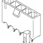 MOLEX 39-30-1039 CONNECTOR WIRE TO BOARD 3 POS 4.2MM