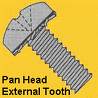 SCREW 4-40 X .0312 L  PHILIPS Head SEMS EXT THOOTH