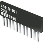 4308R-102-102LF Bourns Resistor Network & Arrays 1Kohm 8-SIP