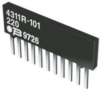 4308R-102-102LF Bourns Resistor Network & Arrays 1Kohm 8-SIP