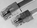 AMP 5-555179-3 MODULAR PLUG ASSEMBLY 8 POSITION