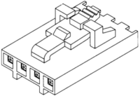 50-57-9403 MOLEX RECEPTACLE HOUSING 3 POSITION