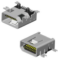 5075MMR-08A NELTRON Mini USB Connector Socket 8Ways