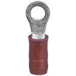 TE Connectivity / AMP 51863 Crimp On Ring Lug #6 Stud 0.25" Outside Diameter