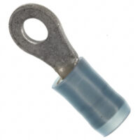 TE Connectivity 51864-3 Ring Lug Terminal 14-16 AWG Blue Nylon - Image 2