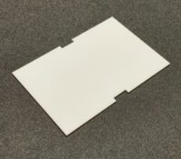 CoorsTek 107586 1.65" X 1.09" X 0.025" Ceramic Insulator 520092 - Image 2