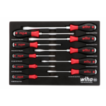 53180 Wiha Extra Heavy Duty SoftFinish Cushion Grip Screw Drivers Set