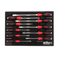 53180 Wiha Extra Heavy Duty SoftFinish Cushion Grip Screw Drivers Set