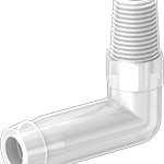 5372K316 Plastic Barbed Tube Fitting