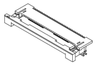54132-3392 Molex FFC / FPC Connector Receptacle 33 Position 0.5mm Right Angle Surface Mount