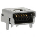 54819-0519 Molex Connector Mini USB Type B F 5 POS 1.6mm Solder RA Thru-Hole 5 Terminal 1 Port Tray