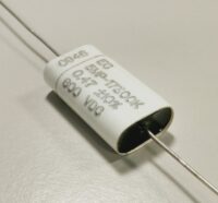 Electronic Concepts ECI 5MP-17300K Film Capacitor 0.47uF 10% 600V Oval Body Axial