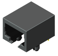 5RJ1DR00N0N-44SA00L-950-A1 AMTEK Connector Modular Jack - Image 2