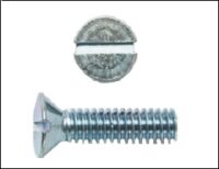 60033-0375 Stainless Steel Screw Slotted Flat Head 6-32 x 0.375"