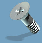 Hardware 601617-0250 Flat Head Phillips Machine Screw 4-40 x 0.250"